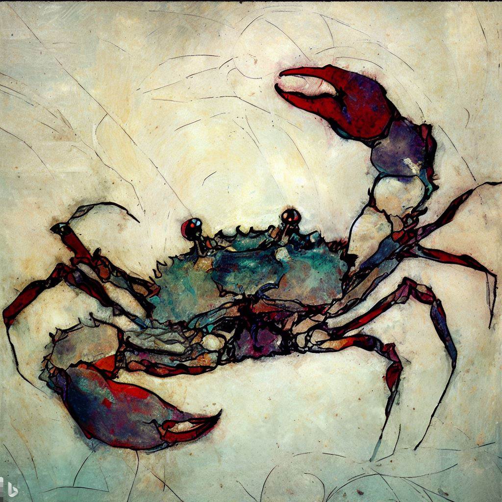 Cancer - Egon Schiele style