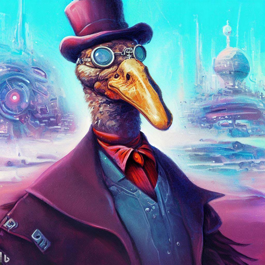 The Dodo / Wonderland - Enki Bilal style