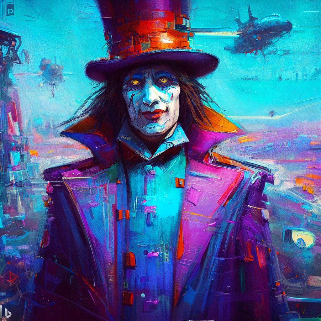 The Mad Hatter / Wonderland - Enki Bilal style