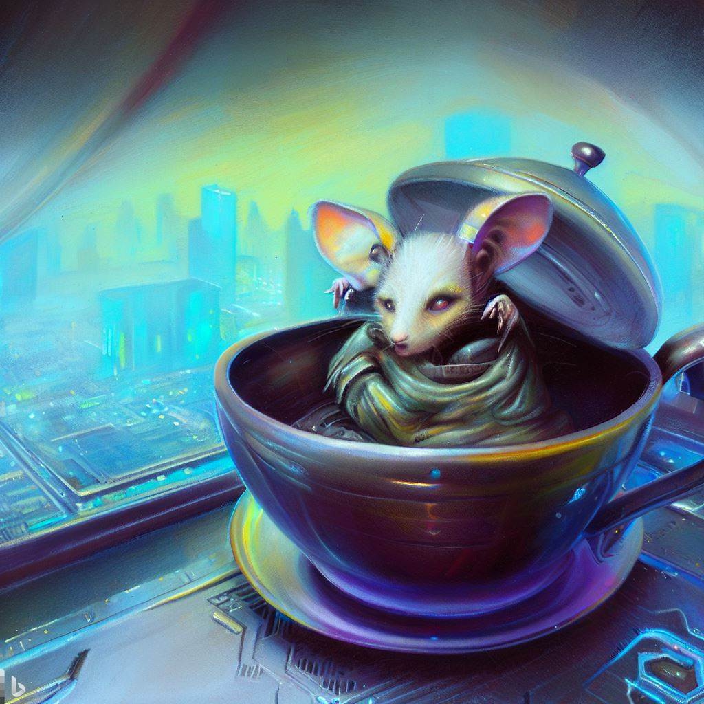 The Dormouse / Wonderland - Enki Bilal style