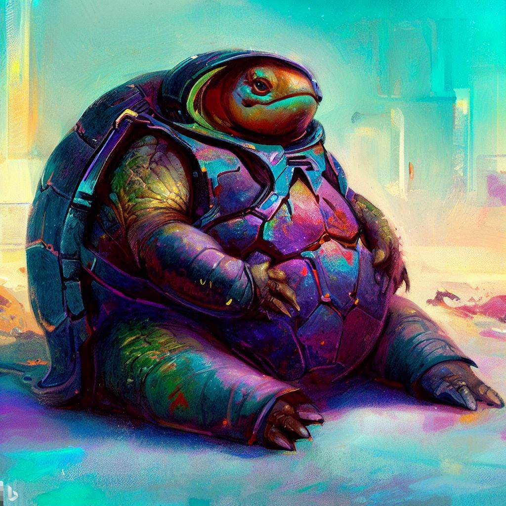 The Mock Turtle / Wonderland - Enki Bilal style