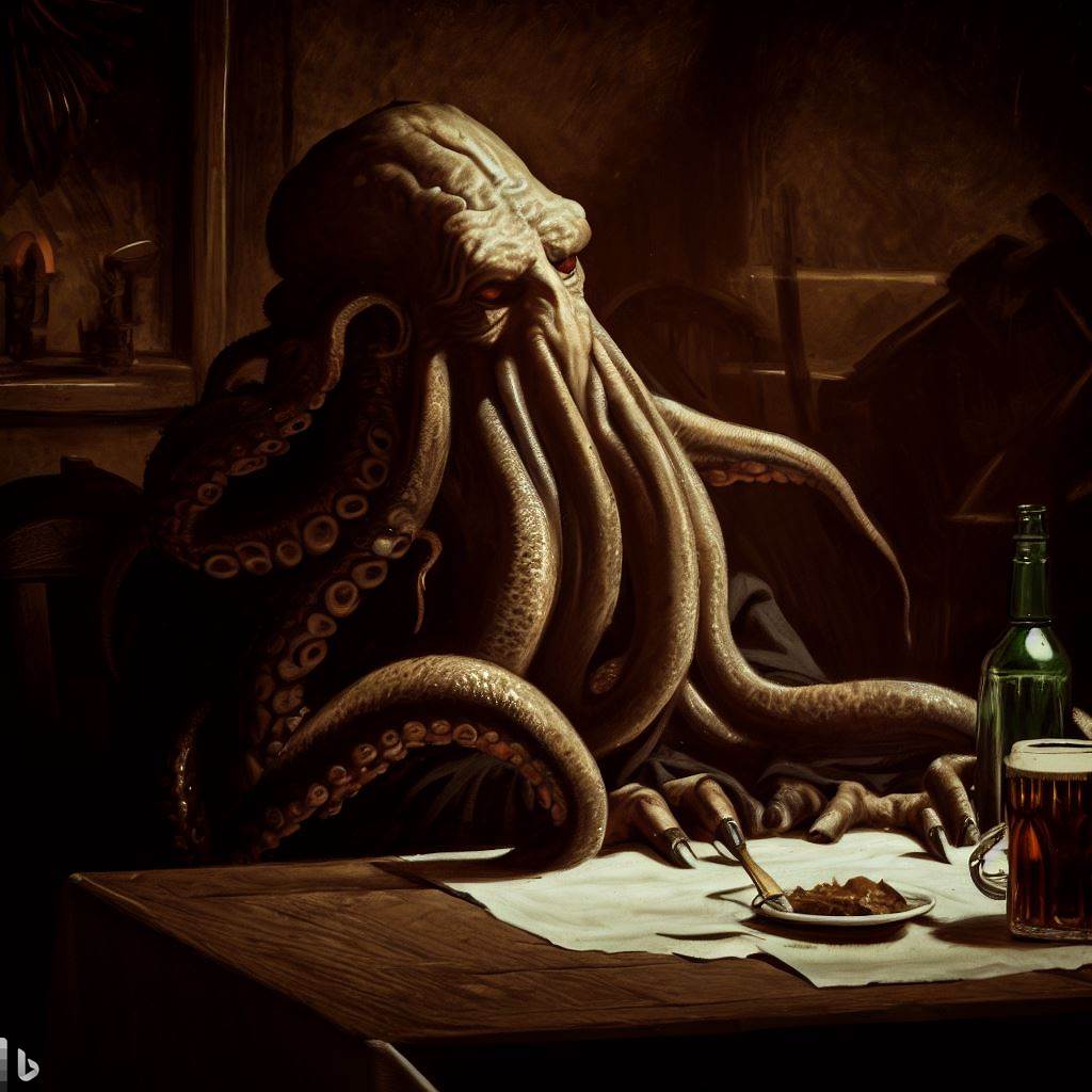 Cthulhu par Caravage