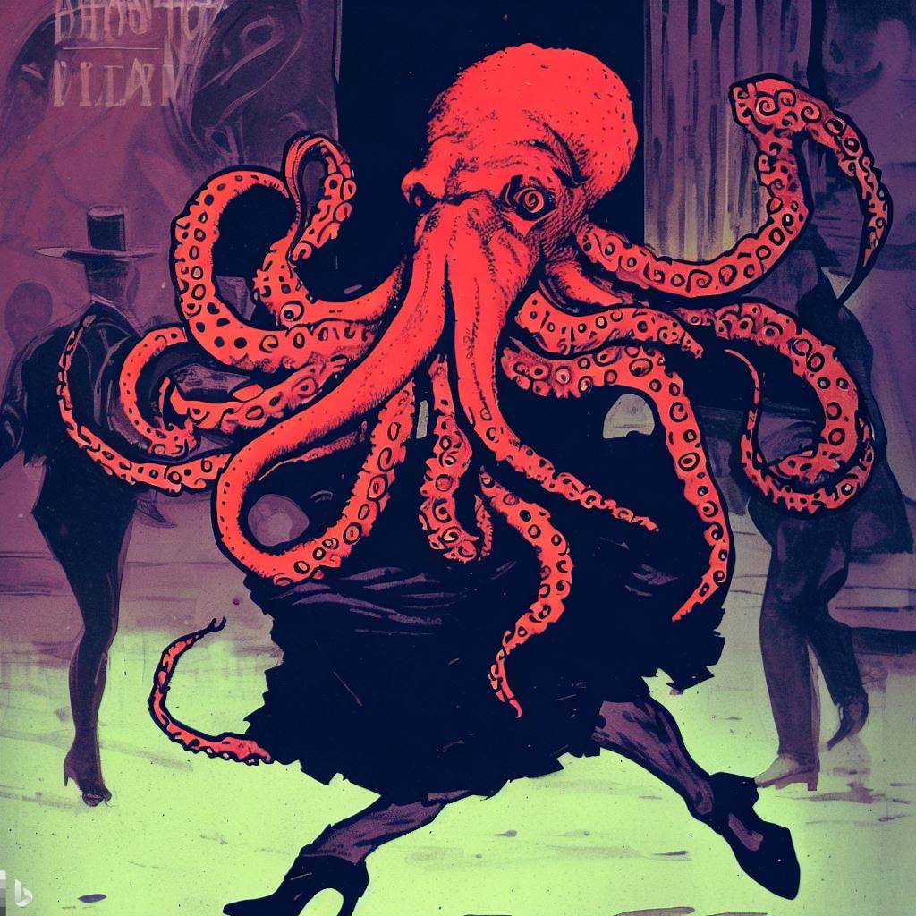 Cthulhu par Toulouse-Lautrec