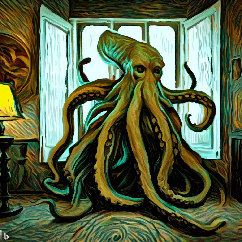 Cthulhu par Van Gogh