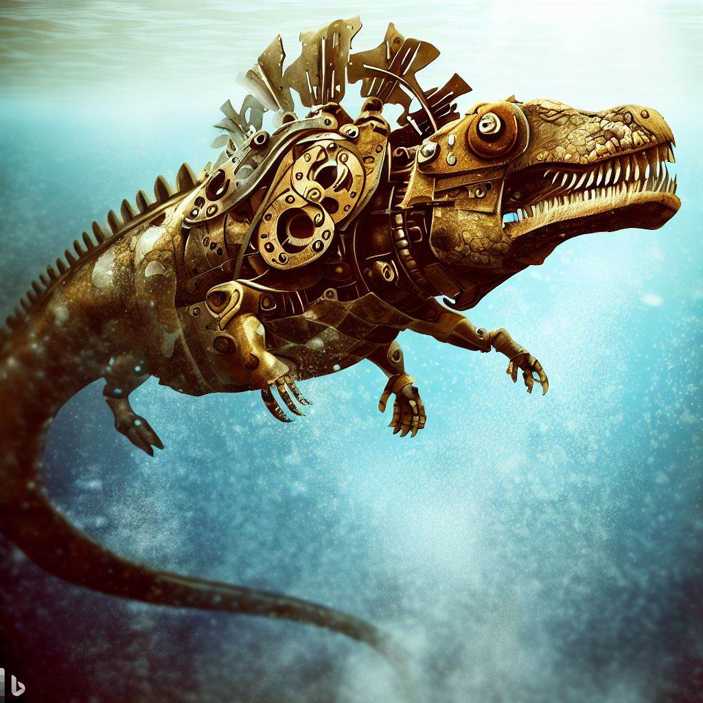 Steampunk Spinosaurus