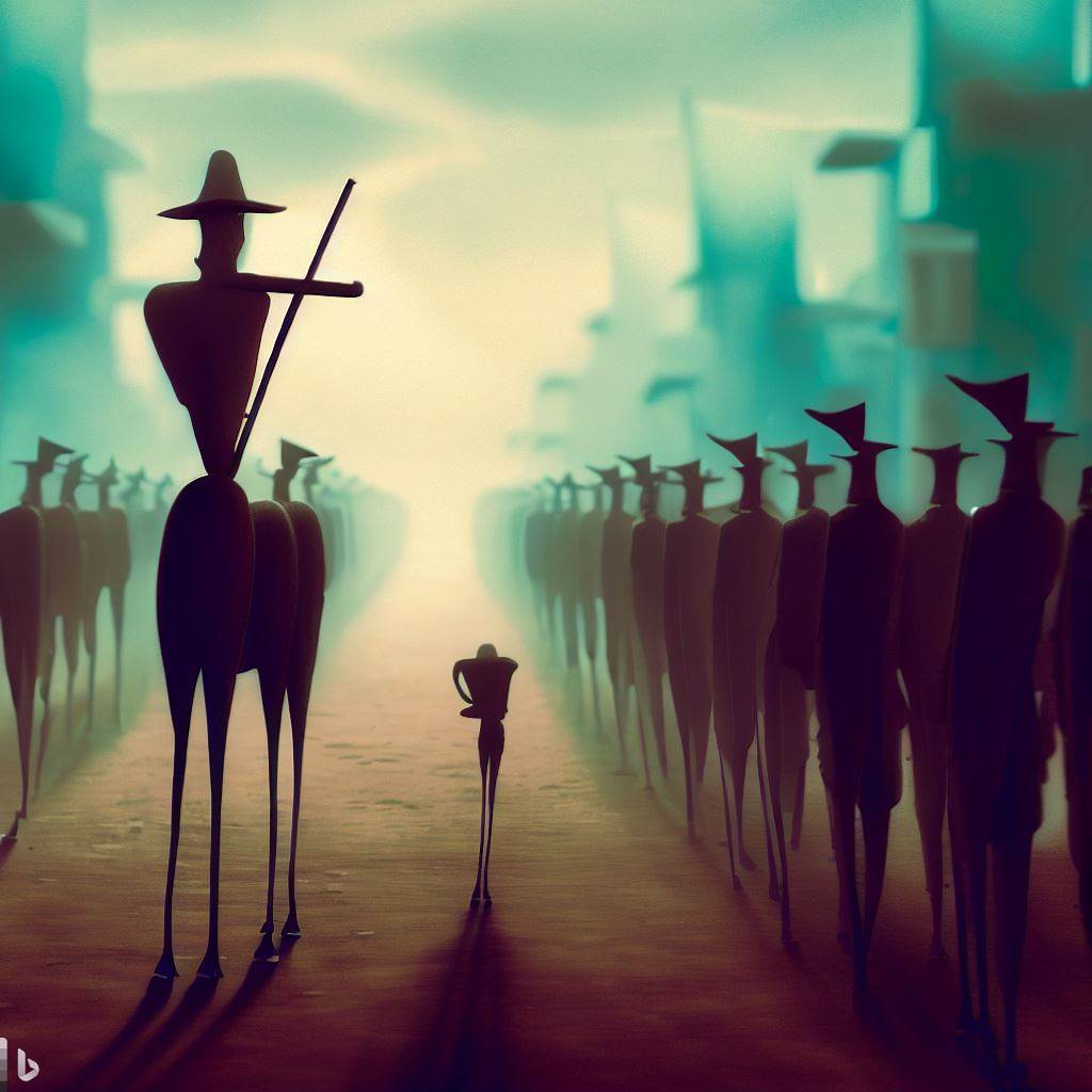 Don Quichotte et Sancho Panza