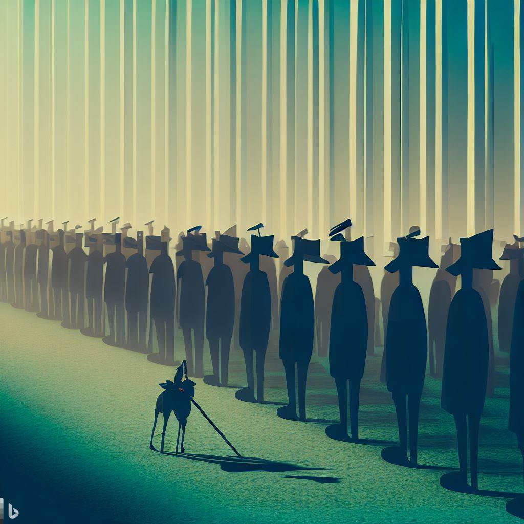 Don Quichotte après avoir essayer d'empêcher un Black Frid