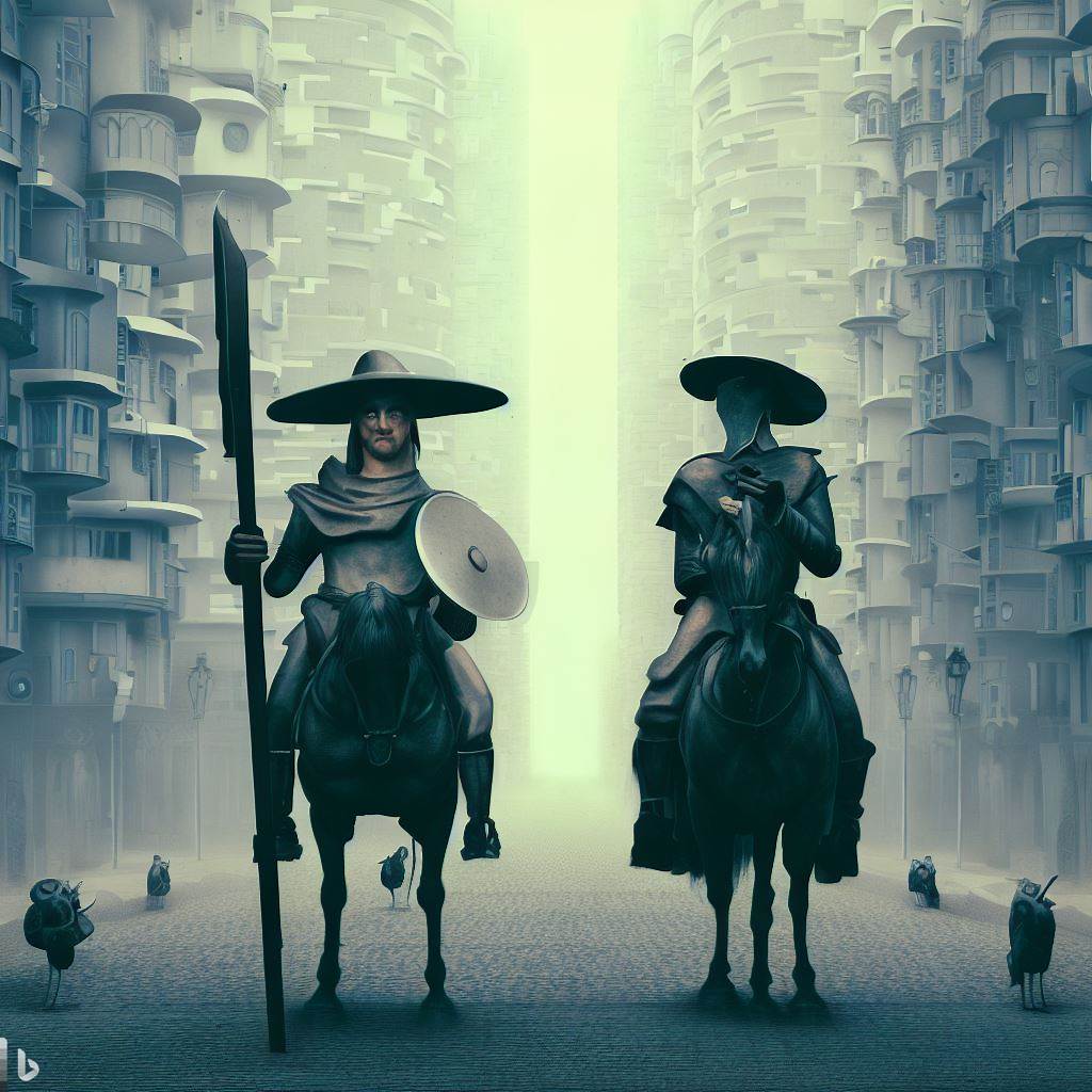 Don Quichotte et Sancho Panza